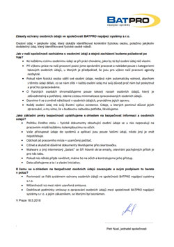 Ochrana osobních údajů